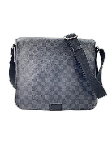 Louis Vuitton LOUIS VUITTON District MM Shoulder Bag, Black (view 1)