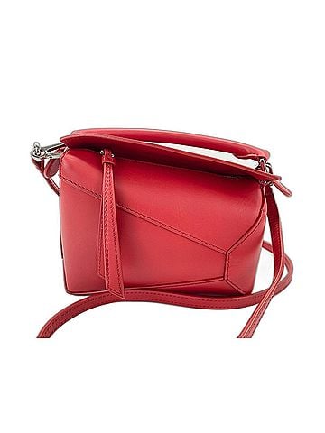 Loewe LOEWE Mini Puzzle Bag Shoulder Red (view 1)