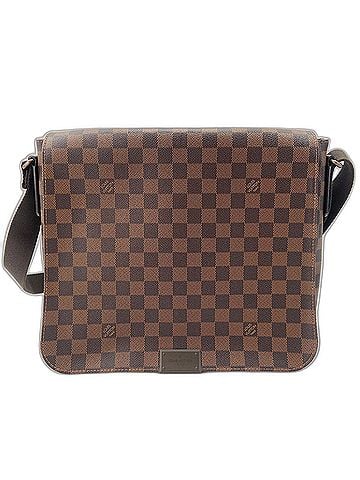 Louis Vuitton LOUIS VUITTON Damier District MM Shoulder Bag, Brown (view 1)