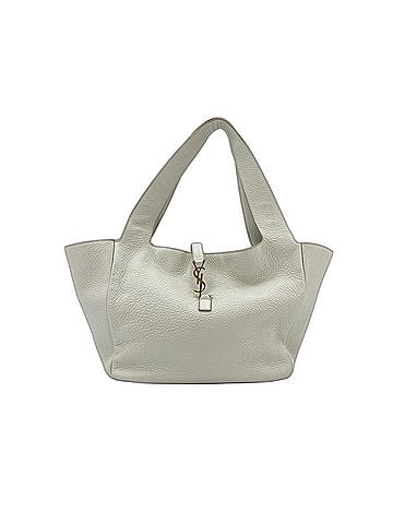 Yves Saint Laurent Yves Saint Laurent SAINT LAURENT PARIS Bear Tote Bag White (view 1)