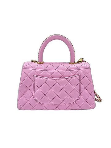 Chanel CHANEL Coco Handle Shoulder Bag Pink (view 2)