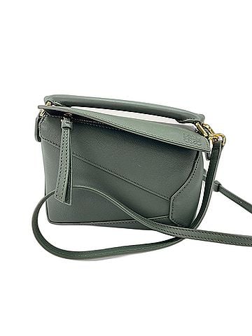 Loewe LOEWE Mini Puzzle Bag Shoulder Green (view 1)