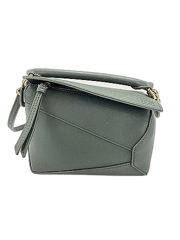 Loewe LOEWE Mini Puzzle Bag Shoulder Green (view 2)