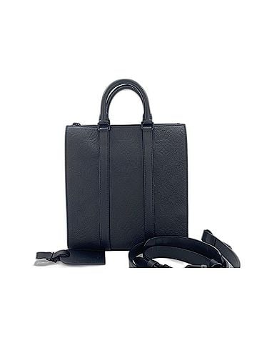 Louis Vuitton LOUIS VUITTON Sac Plat Cross Shoulder Bag, Black (view 1)