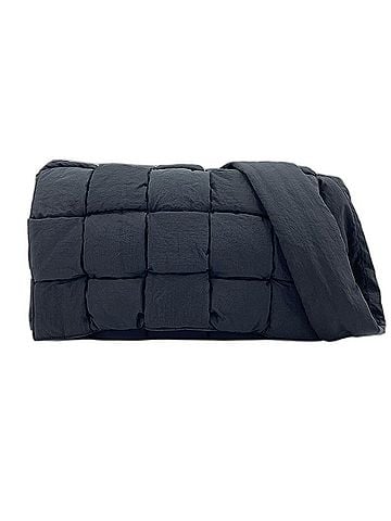 Bottega Veneta BOTTEGA VENETA Padded Teg Cassette Maxi Intrecciato Shoulder Bag, Black (view 1)
