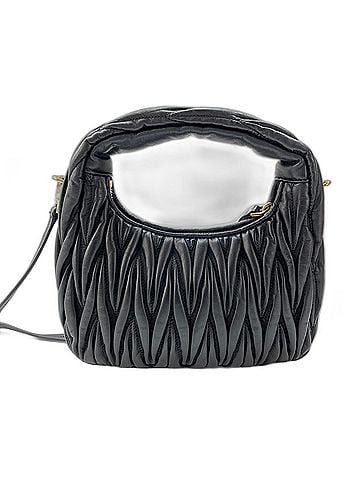 Miu Miu Miu Miu Miu Wonder Hobo Bag Shoulder Black (view 2)