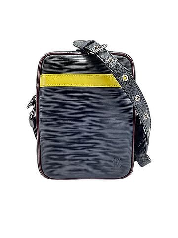Louis Vuitton LOUIS VUITTON Danube Slim Shoulder Bag, Navy (view 1)