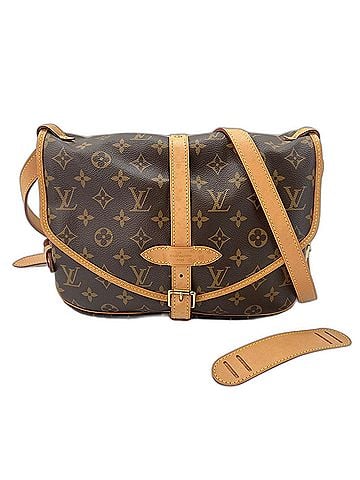 Louis Vuitton LOUIS VUITTON Saumur 30 Shoulder Bag, Brown (view 1)