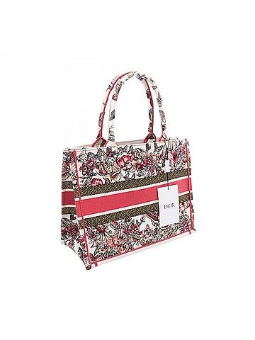 Christian Dior Christian Dior Dior BOOK TOTE Medium Tote Bag Handbag Canvas Women's White Pink Multicolor M1296ZRHQ_M884 (view 2)