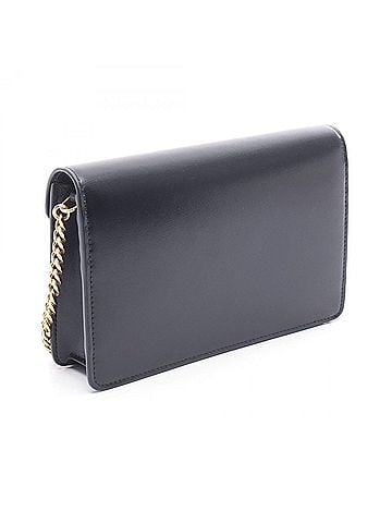 Céline Celine CELINE Margot Triomphe Shoulder Bag Handbag Leather Women's Black 10L033DPV.38NO (view 2)