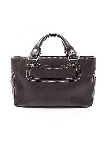 Céline Celine Boogie Bag Handbag, Leather, Women's, Brown (view 1)