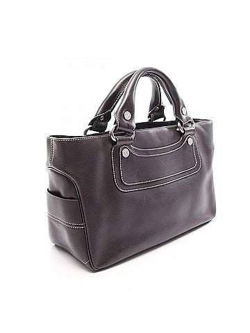 Céline Celine Boogie Bag Handbag, Leather, Women's, Brown (view 2)