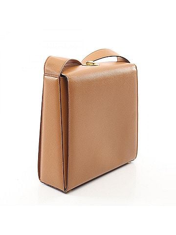 Céline Celine Turnlock Shoulder Bag/Handbag, Leather, Women's, Brown (view 2)