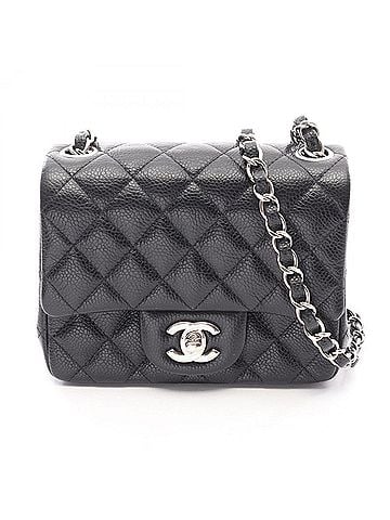 Chanel Chanel Mini Matelassé Shoulder Bag/Handbag, Caviar Leather (Grained Calfskin), Women's, Black (view 1)