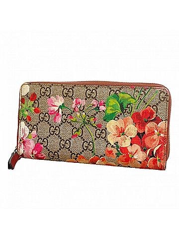 Gucci Gucci GG Blooms Long Wallet 404071 Pink Brown Women's (view 1)