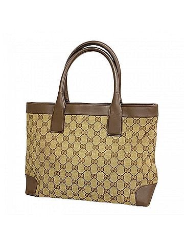 Gucci Gucci GG Canvas Tote Bag 002 1199 Brown Women's (view 1)