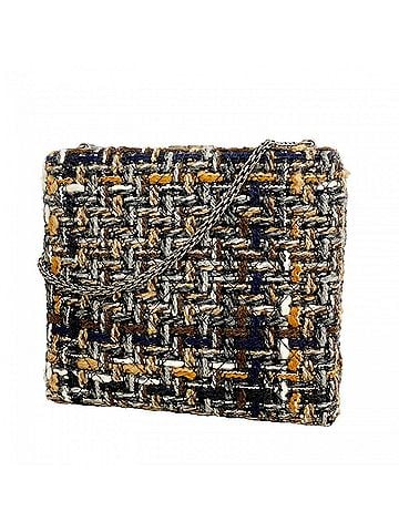 Chanel Chanel Shoulder Bag, Chain Shoulder, Tweed, Black/Brown, Women's (view 1)