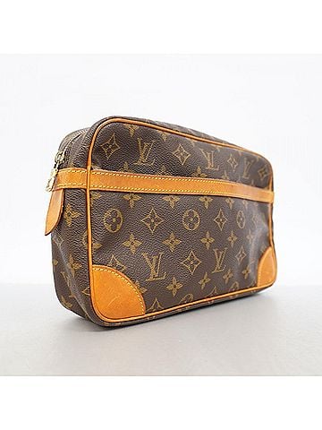 Louis Vuitton Louis Vuitton Monogram Compiegne 28 Clutch Bag M51845 Brown Men's (view 2)