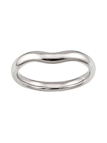 Tiffany & Co. Tiffany &amp; Co. Wide Curved Band Ring (Pt Platinum) (view 2)