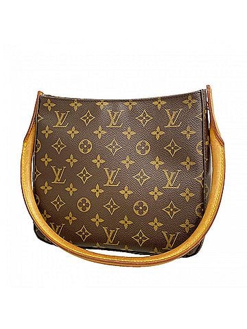 Louis Vuitton Louis Vuitton Monogram Looping MM Shoulder Bag M51146 Brown Women's (view 1)