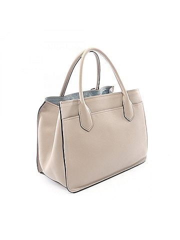 Prada Prada City Calf 2-Way Handbag, Leather, Women's, Beige, 1BA178 (view 2)