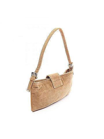 Fendi Fendi Mamma Bucket Shoulder Bag/Handbag, Corduroy, Women's, Khaki (view 2)