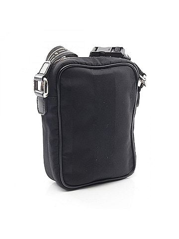 Fendi Fendi Pequin Shoulder Bag/Handbag, Nylon and Leather, Men's, Black, 7VA456 (view 2)