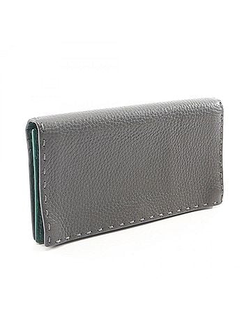 Fendi Fendi Selleria Bi-fold Long Wallet, Leather, Men's, Gray, 7M0186 (view 2)