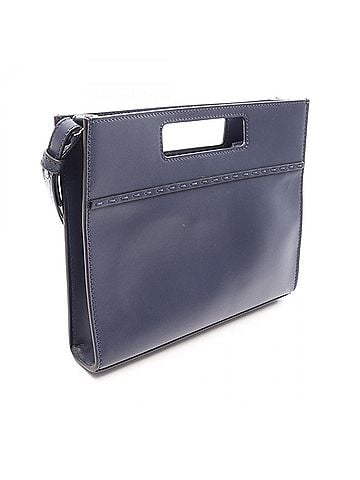 Fendi Fendi Shopper Small Handbag, Leather, Men's/Women's, Navy, 7VA547 (view 2)