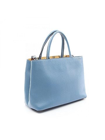 Fendi Fendi Petite 2jours 2-Way Handbag, Leather, Women's, Blue/Burgundy, 8BH253 (view 2)