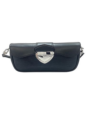 Louis Vuitton LOUIS VUITTON Pochette Montaigne Shoulder Bag, Black (view 2)