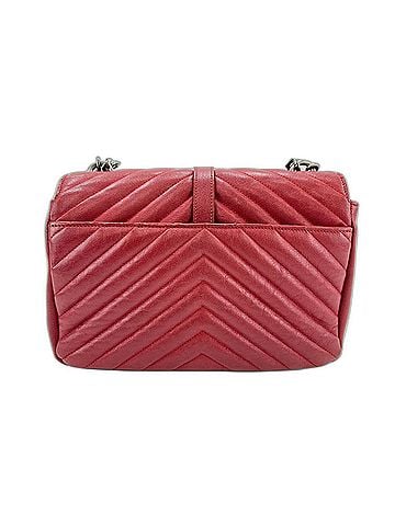 Yves Saint Laurent YVES SAINT LAURENT College Shoulder Bag, Leather, Red (view 2)