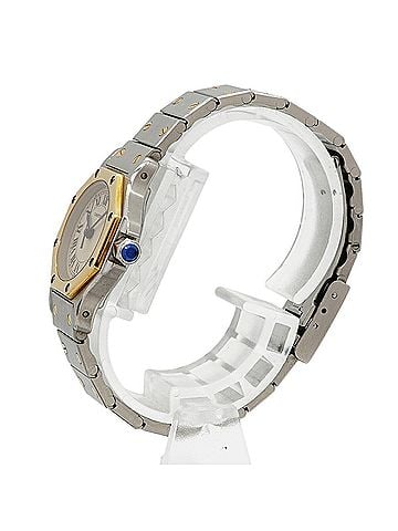 Cartier Cartier Santos Octagon SM W2001683 Ivory Dial Women's Watch (view 2)
