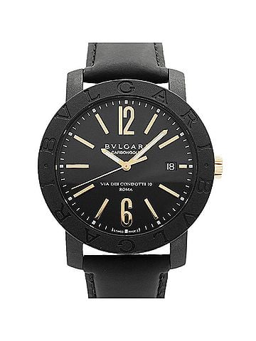 Bvlgari Bvlgari Carbon Gold BB40CL Black Dial Men's Watch (view 1)