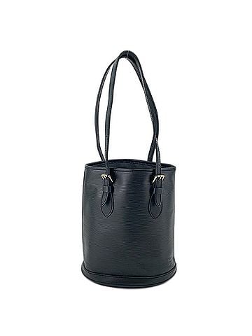 Louis Vuitton LOUIS VUITTON Petit Bucket PM Tote Bag, Black (view 2)