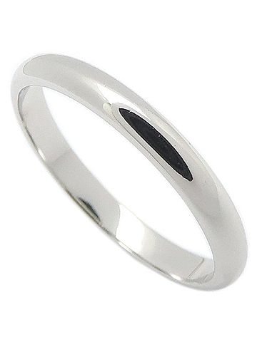 Cartier CARTIER Cartier 1895 Wedding Ring, Size #53, Platinum 950, Women's, B4078000 295818 (view 2)