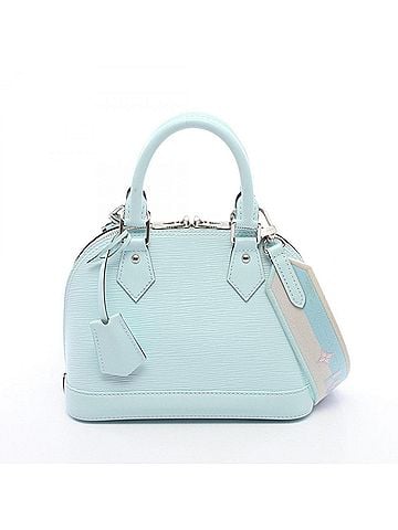 Louis Vuitton Louis Vuitton Alma BB Seaside 2-Way Handbag, Leather, Epi Women's, Blue, M56206 (view 1)