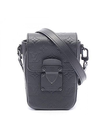 Louis Vuitton Louis Vuitton S-Lock Vertical Wearable Wallet, Taurillon Monogram Noir, Shoulder Bag/Handbag, Leather, Men's, Black (M81524) (view 1)