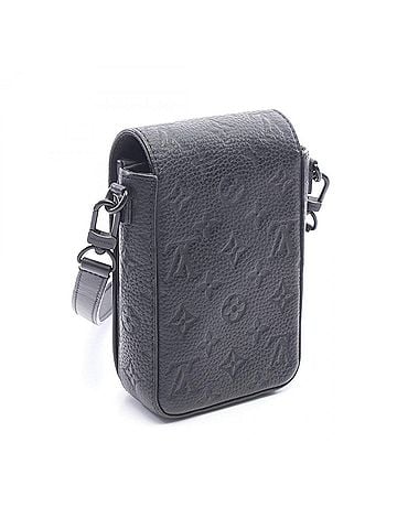 Louis Vuitton Louis Vuitton S-Lock Vertical Wearable Wallet, Taurillon Monogram Noir, Shoulder Bag/Handbag, Leather, Men's, Black (M81524) (view 2)