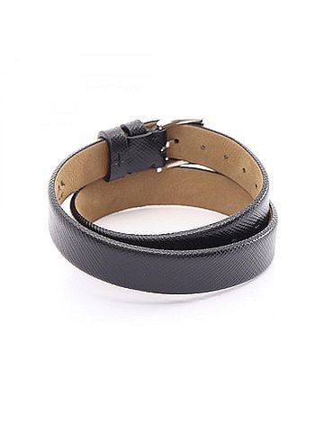 Prada Prada x AMEX CENTURION Bracelet, Saffiano Leather, Men's &amp; Women's, Black (view 2)