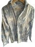 Sigrid Olsen 100% Linen Floral Blue White Button-Down Shirt Size S - photo 1