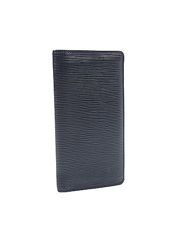 Louis Vuitton Louis Vuitton Bi-fold Long Wallet, Epi Leather, Portefeuille Brazza, Men's, M60622, Black (view 1)