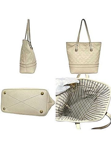 Louis Vuitton Louis Vuitton Citadine PM Monogram Empreinte Tote Bag M40554 CA4121 LOUIS VUITTON Leather Neige Beige Women's (view 2)