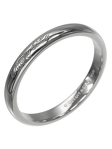 Tiffany & Co. Tiffany &amp; Co. Notes Lucida Ring, Platinum 950, Approx. 5.91g (view 1)