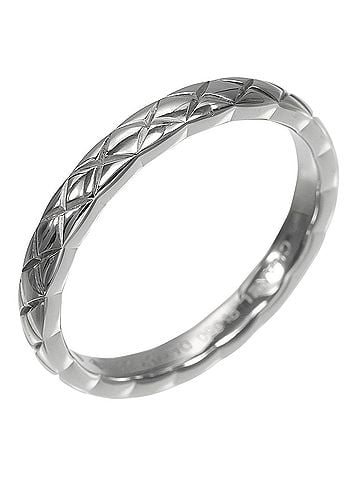 Chanel Chanel Coco Crush Small Model Ring, Platinum 950, Approx. 4.31g. (view 1)