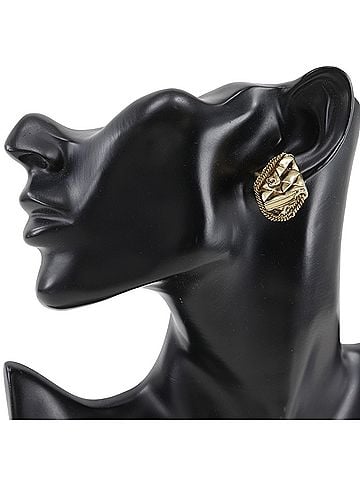 Chanel Chanel Matelasse bag motif earrings, gold plated, 2002, 02P, approx. 25.0g, women's. (view 2)