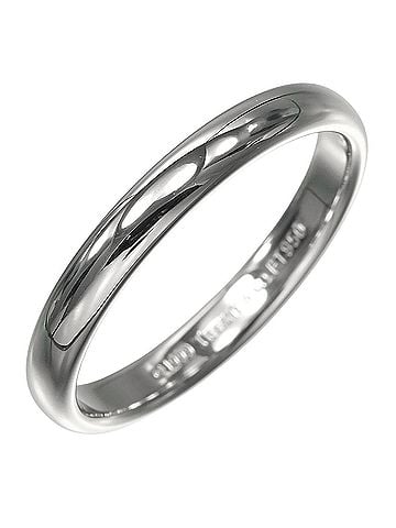 Tiffany & Co. Tiffany &amp; Co. Forever Classic Band Ring, 3mm band, Pt950 Platinum, Approx. 4.98g. (view 1)