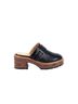 Yellow Box Black Brown Mule/Clog Size 8 - photo 1