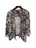 Jessica Howard Floral Black Tan Ivory Jacket Size XL - photo 1