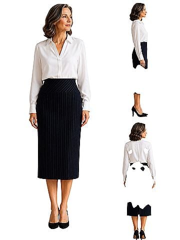 Carolina Herrera Wool Skirt (view 1)